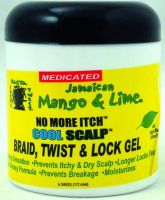 No More Itch Cool Scalp Braid, Twist & Lock Gel 6oz
